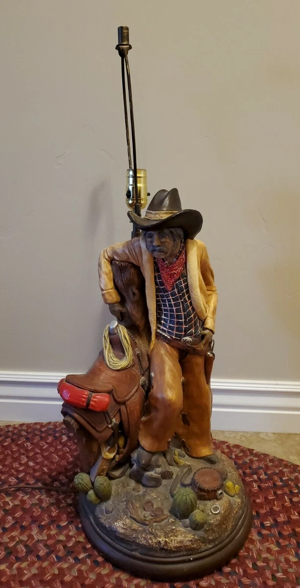 Vintage 2024 cowboy lamp