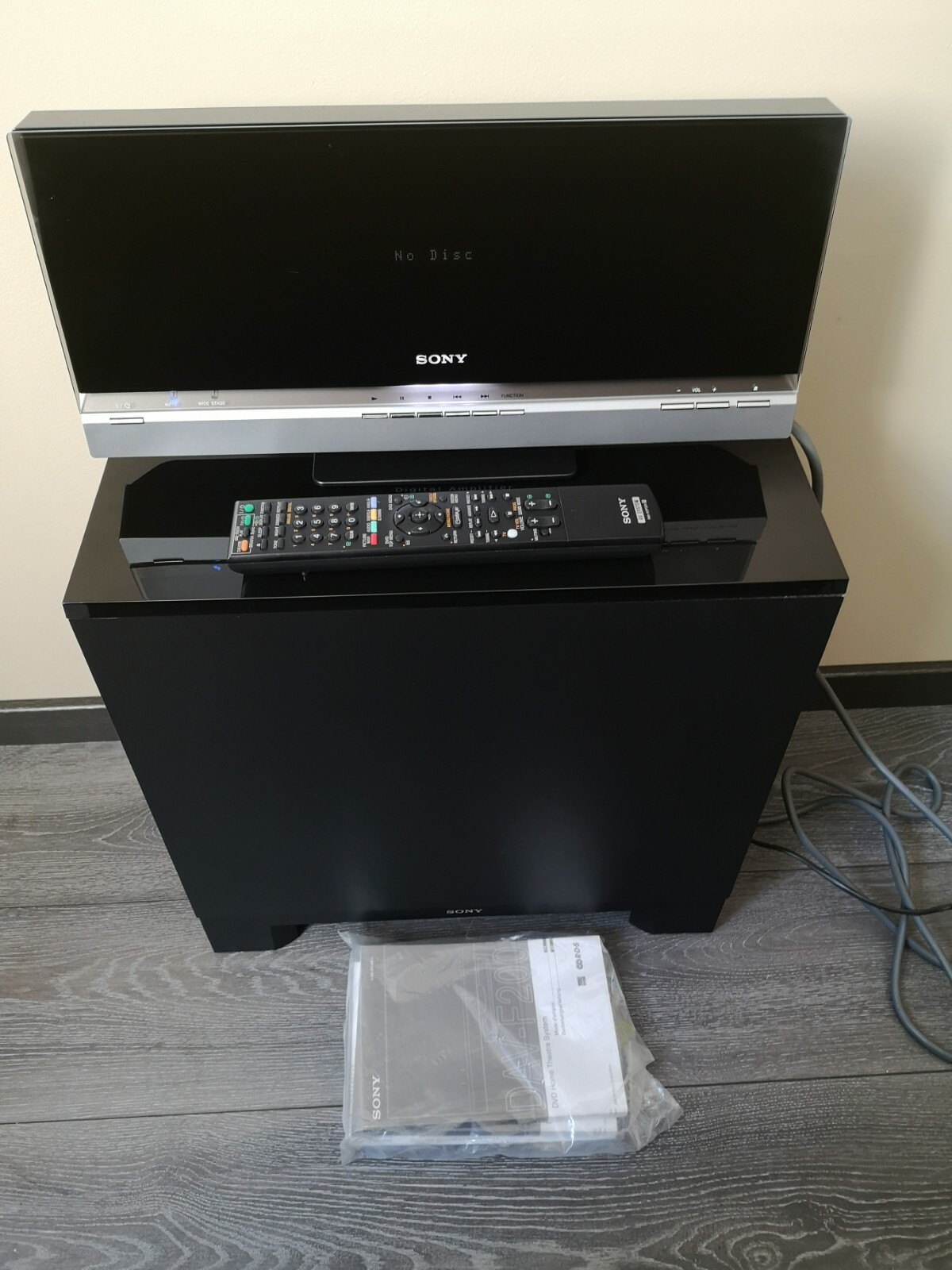 Sony DVD Home Theatre System DAV-F200/ incl. IMBALLO ORIGINALE, FB e manuale...