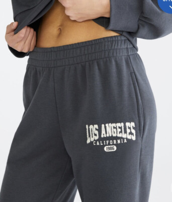 Aeropostale Limited Edition Cinched Sweatpants Los Angeles Pants