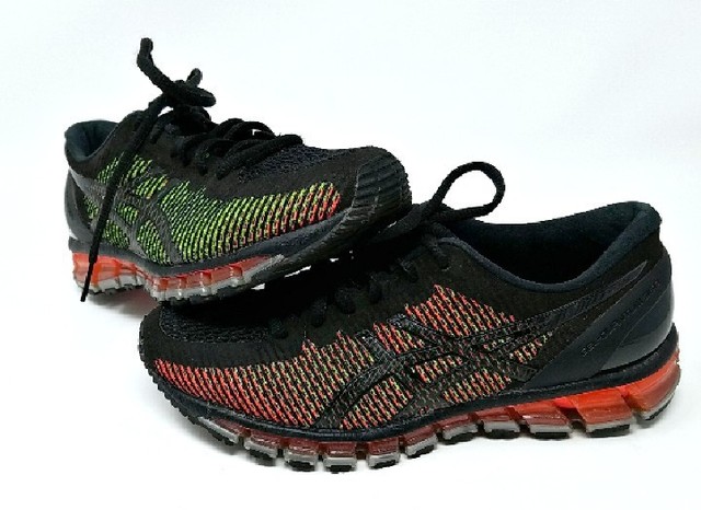 asics running trainers black