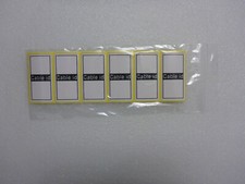 50 Cable id Tidy Labels Self Adhesive Sticky Identification Stickers Tags Plugs