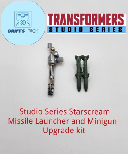 Transformers Studio Series Starscream Upgrade Kit Missile Launcher and Minigun - Picture 1 of 6