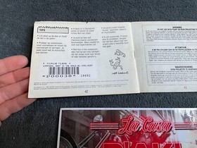 ₪PAS DE JEU₪ Notice Nintendo NES - FRA - The Simpsons Bart vs The Space Mutants