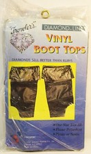 Deluxe Vinyl Pirate Boot Tops Reenactment Costume Halloween NEW Travelers New