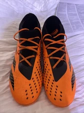 Adidas Predator MG J Team Solar Orange Black Kids Soccer size 5.5