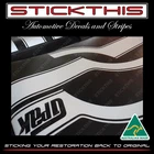 Holden Torana LH Gpak Decal Stick-on Stripe Kit - ORANGE