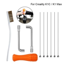 For Creality K1C / K1 Max 3D Printer Nozzle Ceramic Heating Block Cleaning Kit