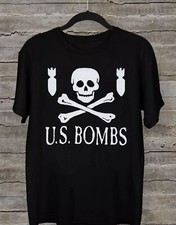 NEW U.S. BOMBS Band Logo Classic Gift For Fan Black All Size Shirt