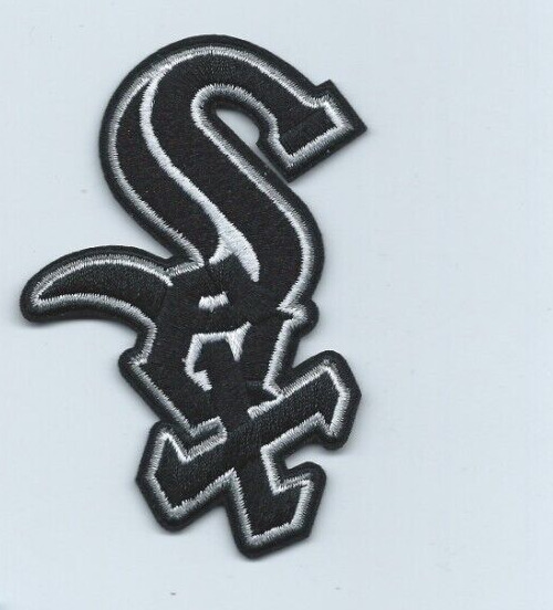 New 2 1/2 x 3 1/2 Inch Chicago White Sox Iron on Patch Free Ship