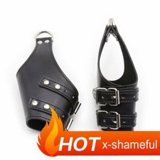 4 Style PU Leather Handcuffs Suspension Binding Hanging Cuffs Spreader Bar