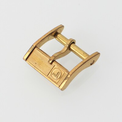 Roamer Vintage 11mm Gold Tone Watch Band Buckle Part New Old Stock Parts Repairs