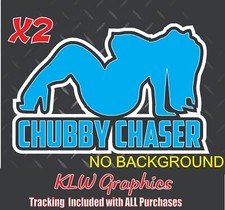 Bbw Chubby Chaser Decal Sticker Sexy Wife Girl Turbo Diesel Truck Crew Cab Funny