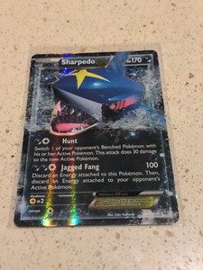 Pokémon TCG Sharpedo-EX Primal Clash 91/160 Holo Rare EX mint