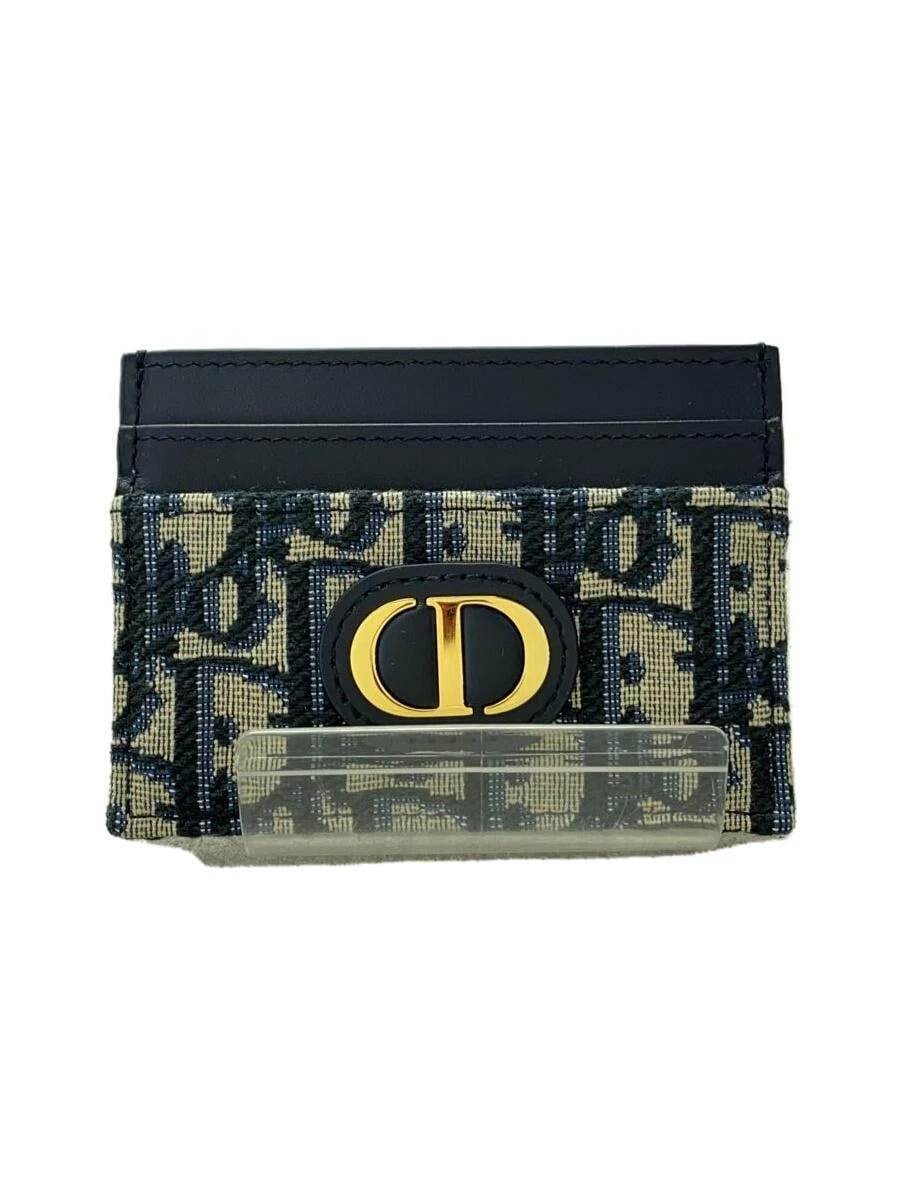 Christian Dior Porte Carte Femme 30 Montaigne Toile Gris Tous Motifs Occasion