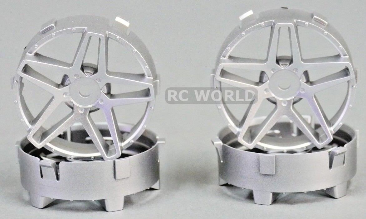 Tetsujin SOUTHERN CROSS Wheel INSERTS Disk Adjustable Offset -SILVER -4 pcs