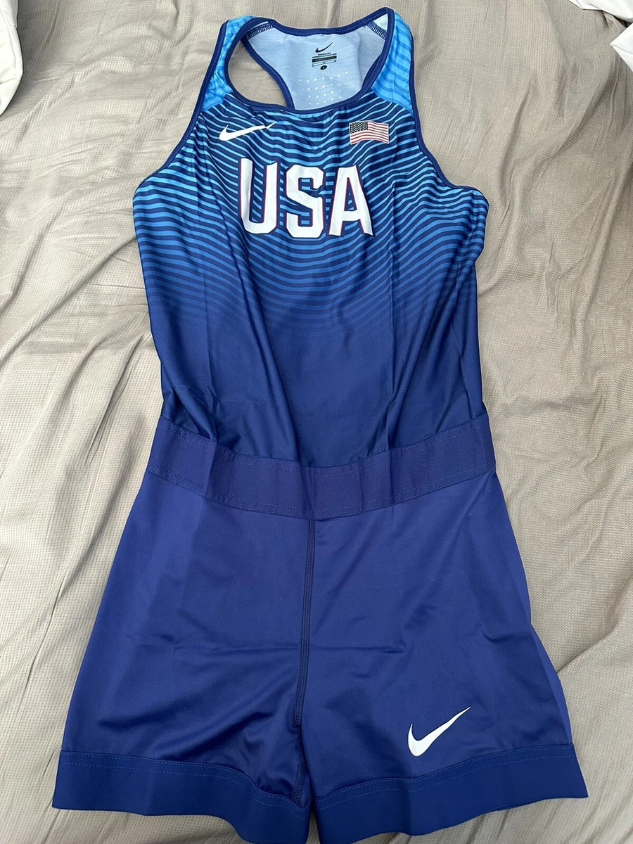 Nike usa on sale wrestling singlet