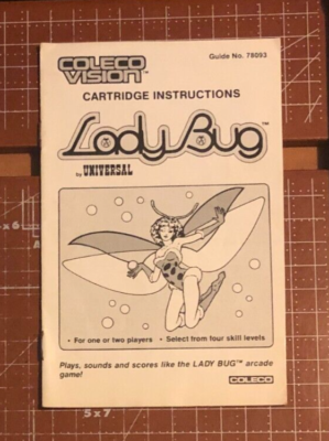 Jeu LADYBUG Sur ColecoVision - État Correct - Vendeur Pro