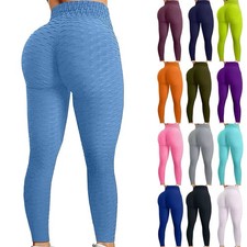 Pantalones de yoga de cintura alta para mujer, y realce de gl teos, leggings