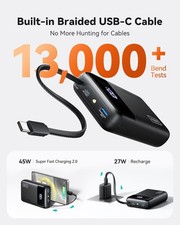 INIU 45W Portable Charger, Smallest 20000mAh Power Bank with Build in USB-C C...