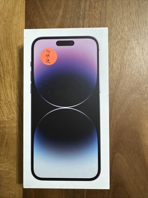 Apple iPhone 14 Pro Max  128 GB - Deep Purple Unlocked Dual eSIM New iOS 16.3.1