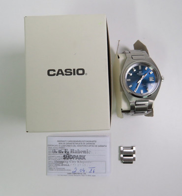 Casio Edifice EFB-109 - Blau - Saphirglas - Quarz 38mm Herrenuhr - Guter Zustand