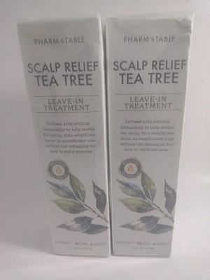 2 Pharm to Table Scalp Relief Leave-In Spray Tea Tree Mint Coconut Oil 8 fl oz