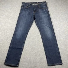 Adriano Goldschmied Jeans Mens 29x32 30x28 Blue Medium Wash The Graduate Whisker