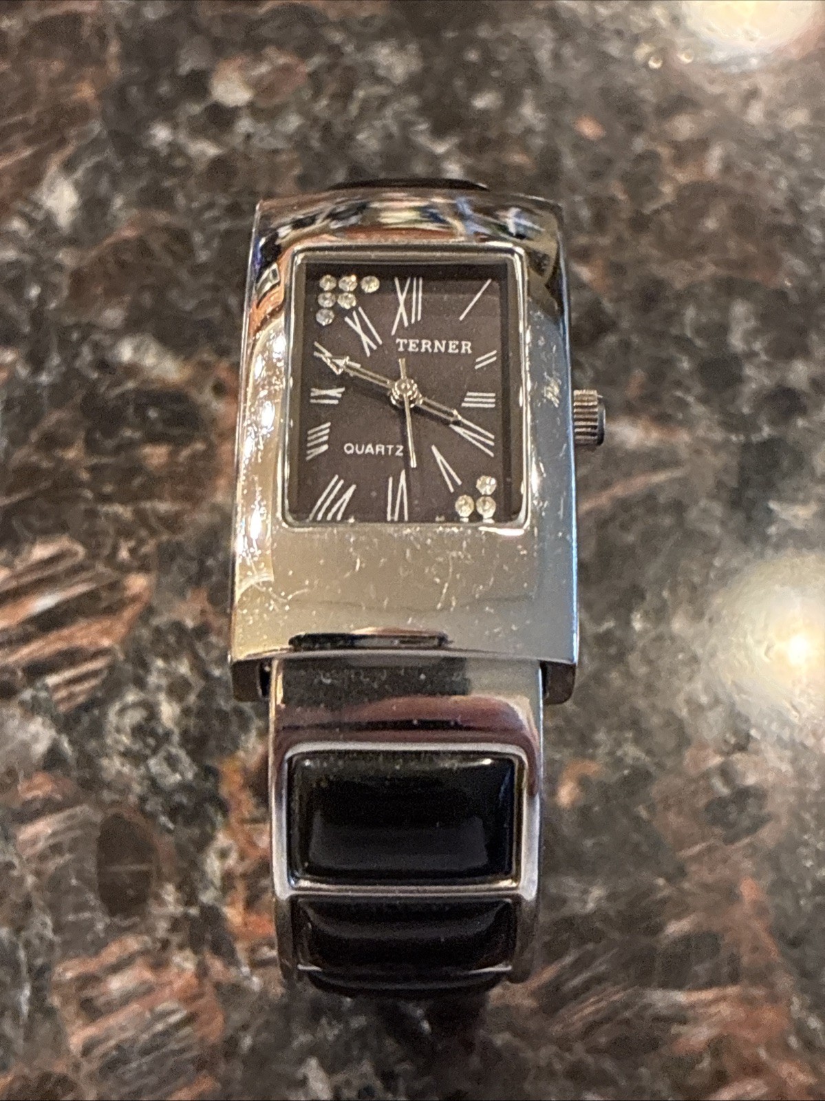 Bijoux Terner Rectangular Quartz Watch *Untested - image 5