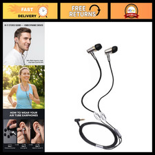 Anti-Radiation Earbuds with Microphone, Radiation-Free Wired Headphones, Stereo