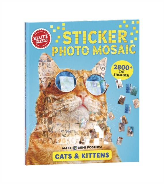 Sticker Photo Mosaics: Cats & Kittens (Klutz) by Editors of Klutz