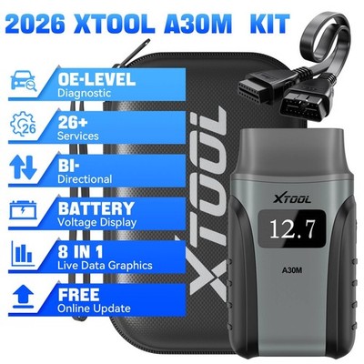 XTOOL A30M Kit All System Diagnostic Tool Bidirectional OBD2 Scanner 26+ Resets
