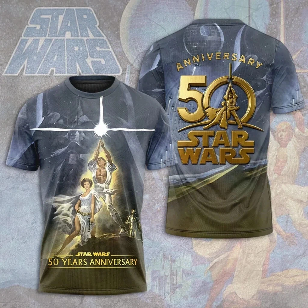 Galaxy Hero Couple 3D Graphic T-Shirt Sci-Fi Fan Tee Unisex