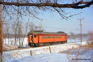 CSS&SB South Shore Line Interurban #104 1972 35mm Original Ektachrome Slide