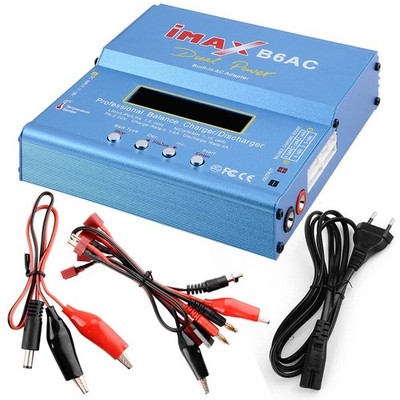 IMAX B6AC LCD-Bildschirm Digital RC Lipo NiMh Akku Balance Ladegerät Lader DE