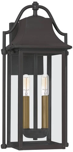 Quoizel Manning 18 1/2"H Western Bronze Outdoor Wall Light - Picture 2 of 5