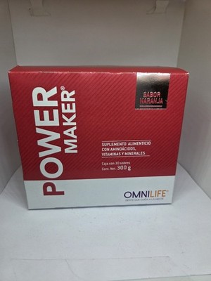 OMNILIFE POWER MAKER SABOR NARANJA 30 PACKETS!