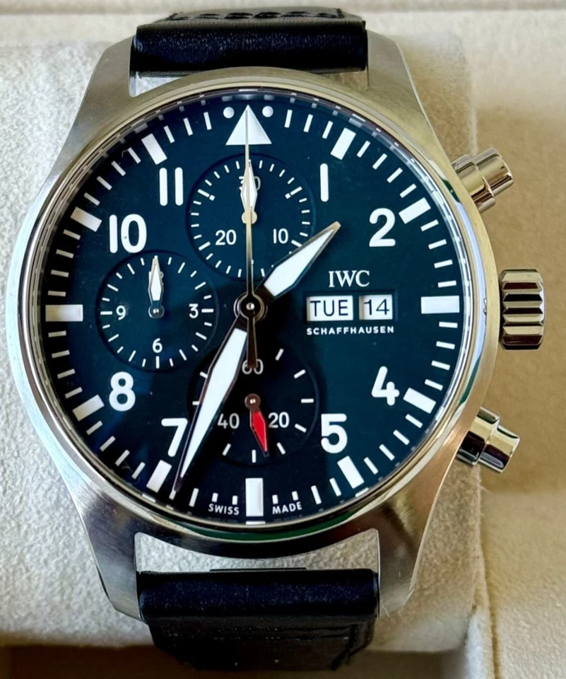 IWC Herren/Unisex Uhr Pilot Chronograph Ref. IW378001 NEW FULL SET - Bild 1 von 1