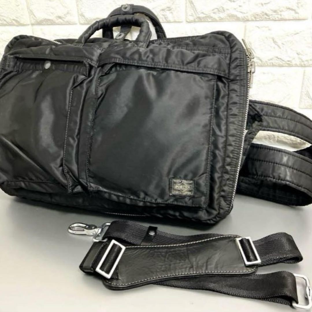 YOSHIDA Bag PORTER Tanker Business Bag Nylon Black 72746c | eBay