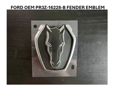 OEM 2024-2025 Mustang GT Dark Horse Fender Emblem PR3Z-16228-B 3.25" SIDE EMBLEM