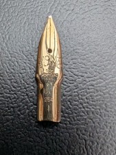 Vintage Montblanc 254 Nib 14C Solid Yellow Gold Fountain Pen Part 1950s NOS