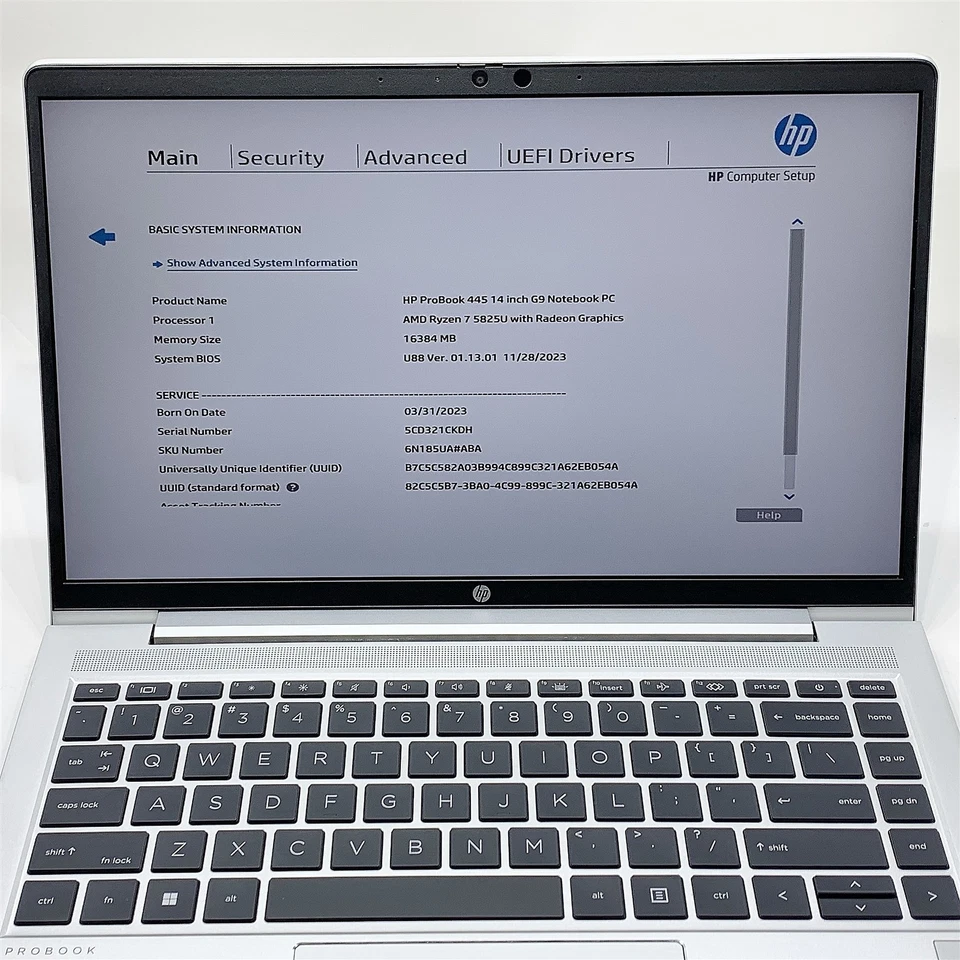 HP ProBook 445 G9 Laptop AMD Ryzen 7 5825U 2.0GHZ 14" 16GB 512GB NVMe Windows 11 - Image 2 of 4