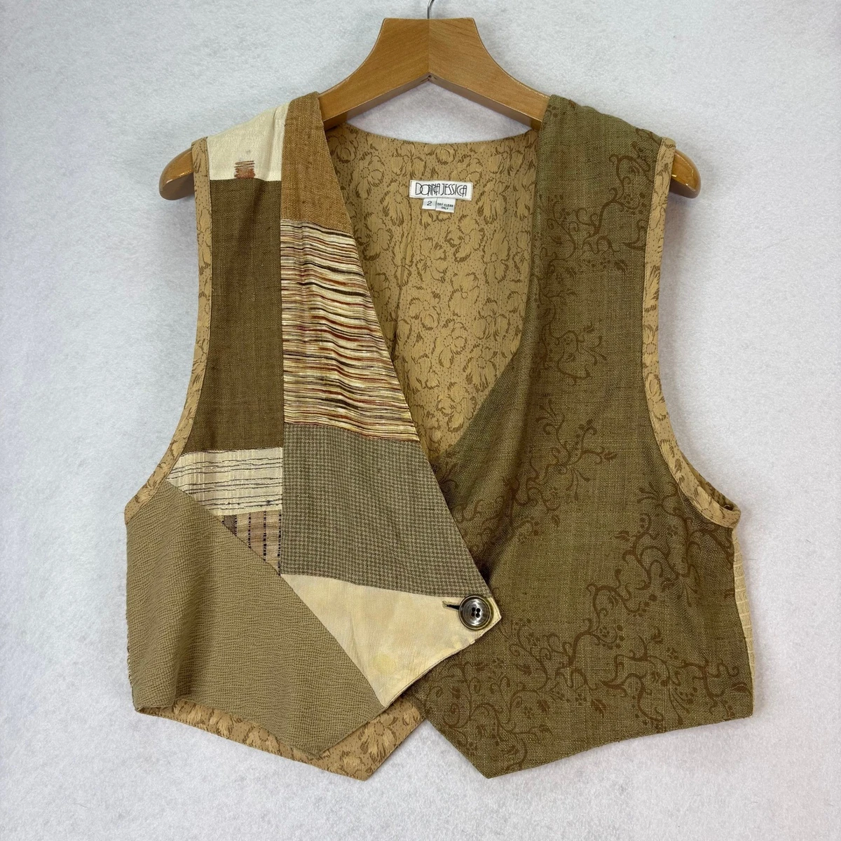 Robe Bohème Donna Jessica Taille 1 – Longue, Patchwork, Très Bon état