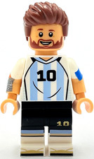Lego New Lionel Messi Argentina Minifigure So...
