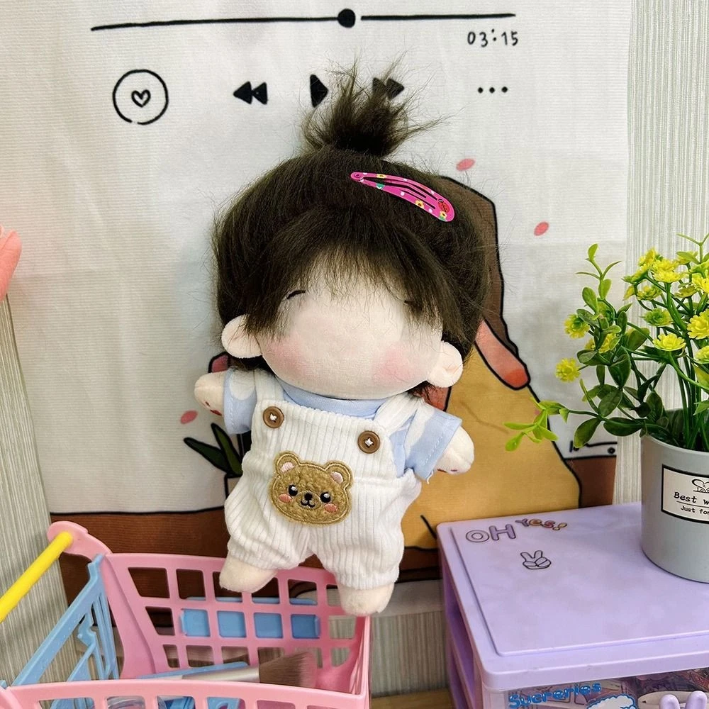 VETEMENTS Vestire fai da te camicia vestiti set a righe bretelle bambola vestiti bretelle pantaloni