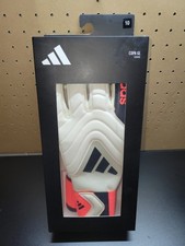 Adidas Copa GL League Goalkeeper Gloves Ivory Solar Red Black IQ4011 Size 10