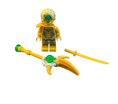 LEGO Ninjago Lloyd Golden Oni Minifigure with Staff Weapon | eBay