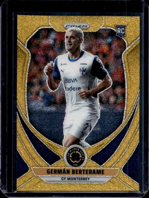 2025 Panini Prizm FIFA Club World Cup German Berterame RC Gold Glitter #/10