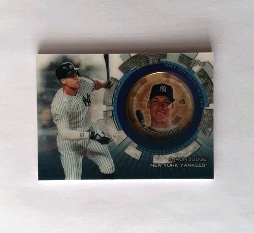 2020 Topps Update Series Baseball Coin Cards Relics #TBC-AJ, Aaron Judge