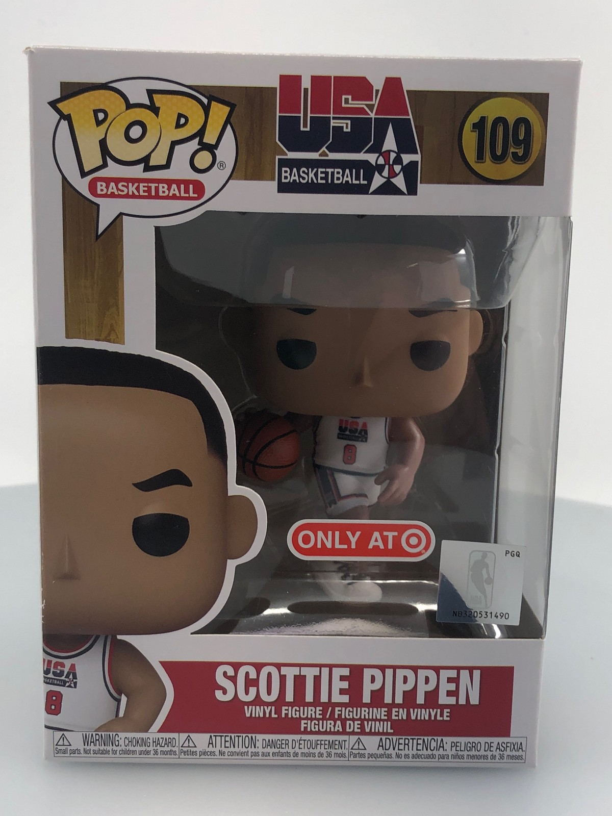 Funko Pop! Deportes Ee. Uu. Baloncesto Scottie Pippen #109 Objetivo Exclusivo Dañado
