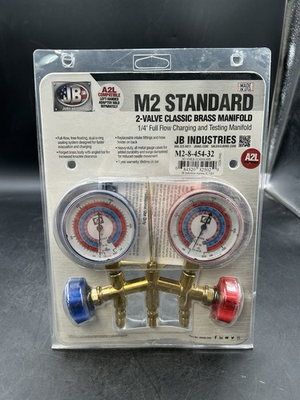 #ad JB Industries M2 8 454 32 Manifold 2 1 2 R32 R454B R410a A2L Compatible $84.99